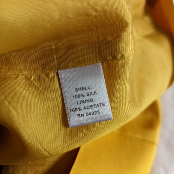 Banana Republic Yellow Silk Dress - Picture 5 of 6